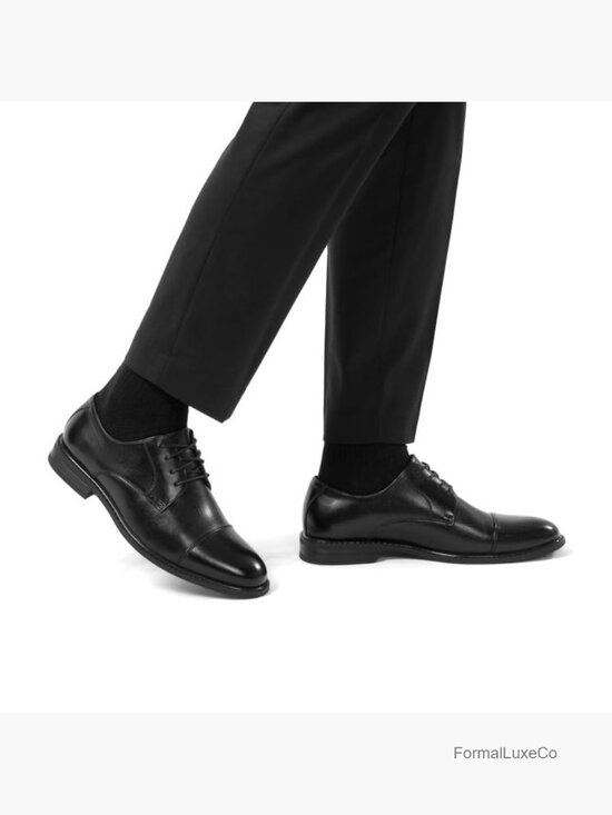 Classic Dress Oxfords, Wingtip Prince Formal Lace Up Shoes, Round Toe, TPR main image 7